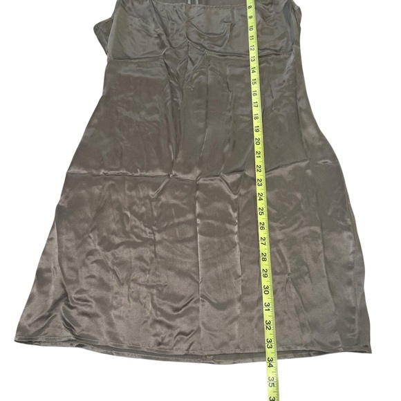 Reformation Darcey Silk Mini Tank Dress Champagne Size 8 Date Night Cocktail - Picture 9 of 16